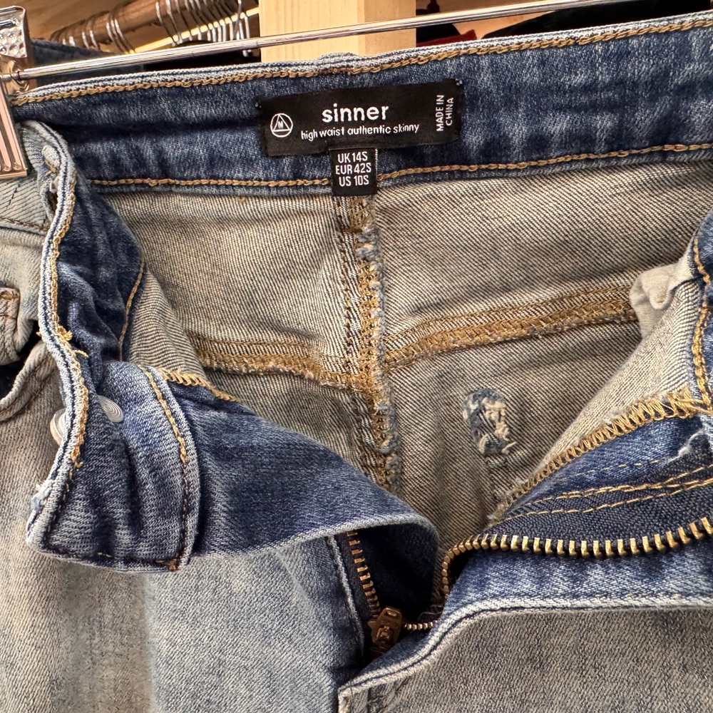 Sinn High Waist Authentic Skinny Jeans - Blue